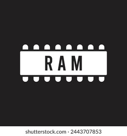 icono de ram plantilla vectorial ilustración logo diseño