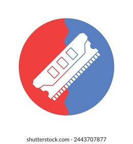 icono de ram plantilla vectorial ilustración logo diseño