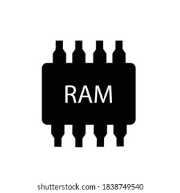 Ram icon vetor concept eps10