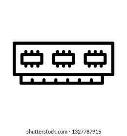 Ram line icon