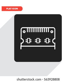 ram line vector icon
