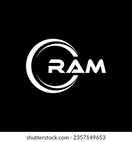 Diseño de logotipos RAM, inspiración para una identidad única. Elegancia moderna y diseño creativo. Marca tu éxito con el impresionante logotipo.