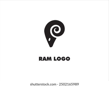 Diseño de LOGOTIPO RAM, Vector, ilustración, ícono y Plantilla aislada .