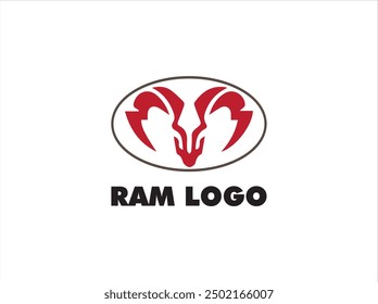 RAM LOGO design ,vector, illustration, icon and isolate template .
