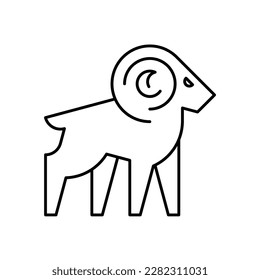Logo des Stamms. Symboldesign. Vorlagenelemente
