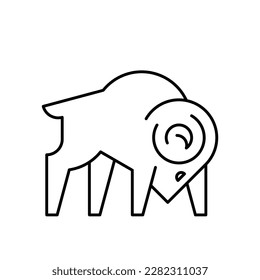 Logo des Stamms. Symboldesign. Vorlagenelemente