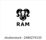 Ram logo,the logo that embodies the power, agility, and enduring spirit of the ram.