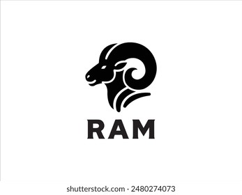 Ram logo,the logo that embodies the power, agility, and enduring spirit of the ram.