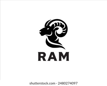 Ram logo,the logo that embodies the power, agility, and enduring spirit of the ram.