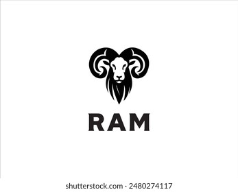 Ram logo,the logo that embodies the power, agility, and enduring spirit of the ram.