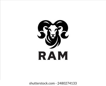 Ram logo,the logo that embodies the power, agility, and enduring spirit of the ram.