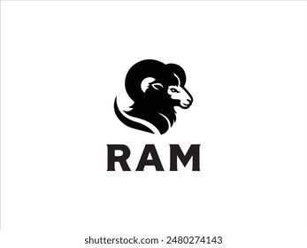 Ram logo,the logo that embodies the power, agility, and enduring spirit of the ram.