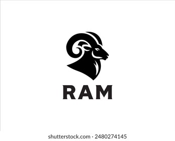 Ram logo,the logo that embodies the power, agility, and enduring spirit of the ram.