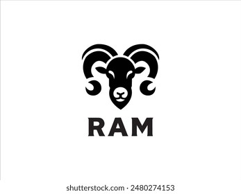 Ram logo,the logo that embodies the power, agility, and enduring spirit of the ram.