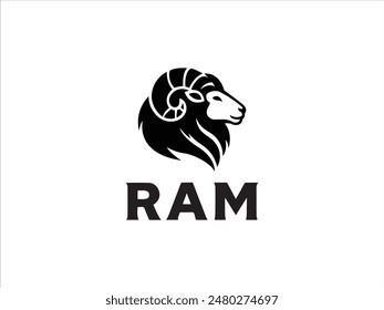 Ram logo,the logo that embodies the power, agility, and enduring spirit of the ram.