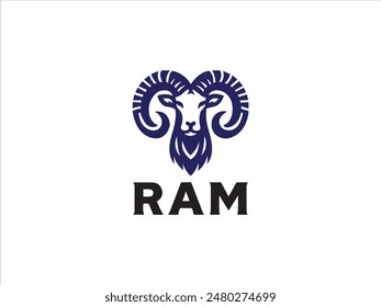 Ram logo,the logo that embodies the power, agility, and enduring spirit of the ram.