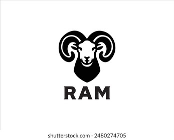 Ram logo,the logo that embodies the power, agility, and enduring spirit of the ram.