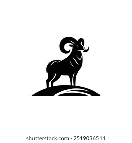 Logotipo da Ram, o logotipo que incorpora o poder, a agilidade e o espírito duradouro da ram.
