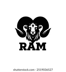 Ram logo,the logo that embodies the power, agility, and enduring spirit of the ram.
