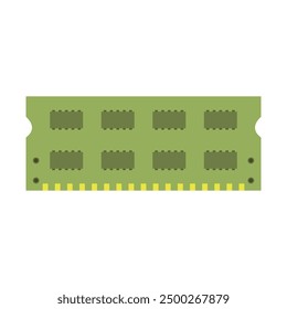 Icono de memoria Ram ilustrado en el fondo