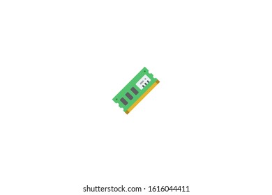 Ram Memory icon in trendy flat style isolated on white background vector illustration