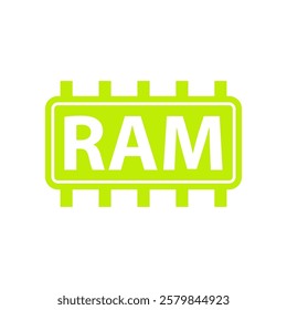 ram memory icon vector design templates