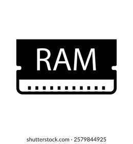 ram memory icon vector design templates