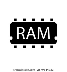 ram memory icon vector design templates