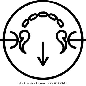 Ram Navami Divine Aura Circle Icon
