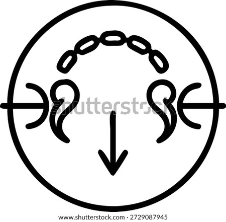 Ram Navami Divine Aura Circle Icon