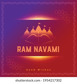 ram navami festival shiny background