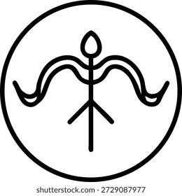 Ram Navami Heiliges Symbol Kreis Symbol