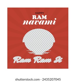 RAM Navami Illustration Hintergrunddesign