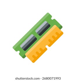 ilustração de ícone plano simples ram