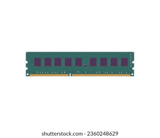 RAM Stick Longdimm PC Memory. PC Component. ram stick. ram memory