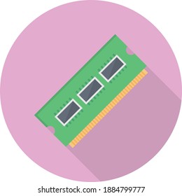 ram vector colour flat icon