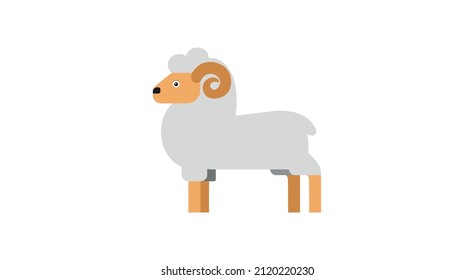 Ram vector emoji flat icon