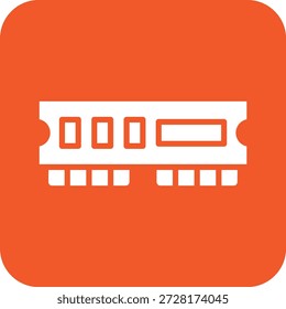 Ilustração de design de ícone de vetor de RAM