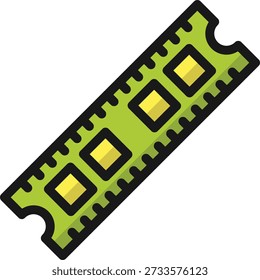 Ram Vector Icon Design Illustration