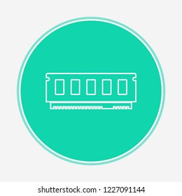 Ram vector icon sign symbol