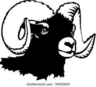 Ram Vector Illustration
