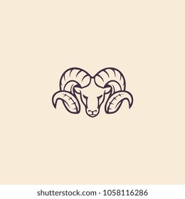 Ram Vector Illustration For Logo