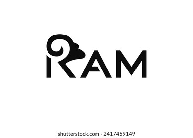 Ram wordmark company logo design.