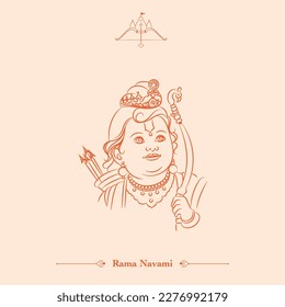 rama navami lord rama line drawing