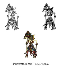 RAMA_wayang kulit (traditional performing arts of puppet-shadow)