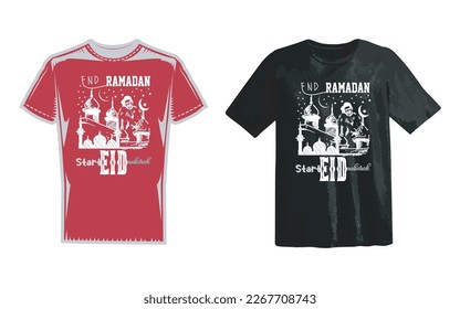 Ramada and Eid T-Shirt Design
