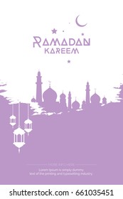 Ramada Kareem Template Design Vector Illustration