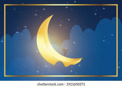 Ramadan 2021 background design illustration