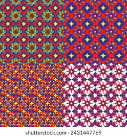 Ramadan 4 Patterns Tent Fabric