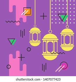 Ramadan Abstract Background Design Vector Illustration